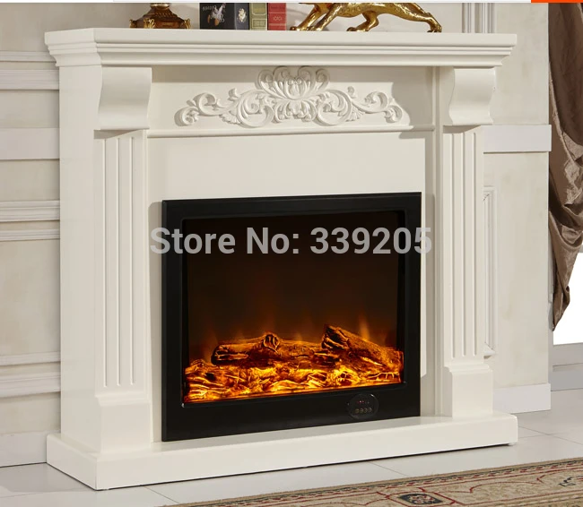 

model : 8065 white fireplace mantels include electric fireplace