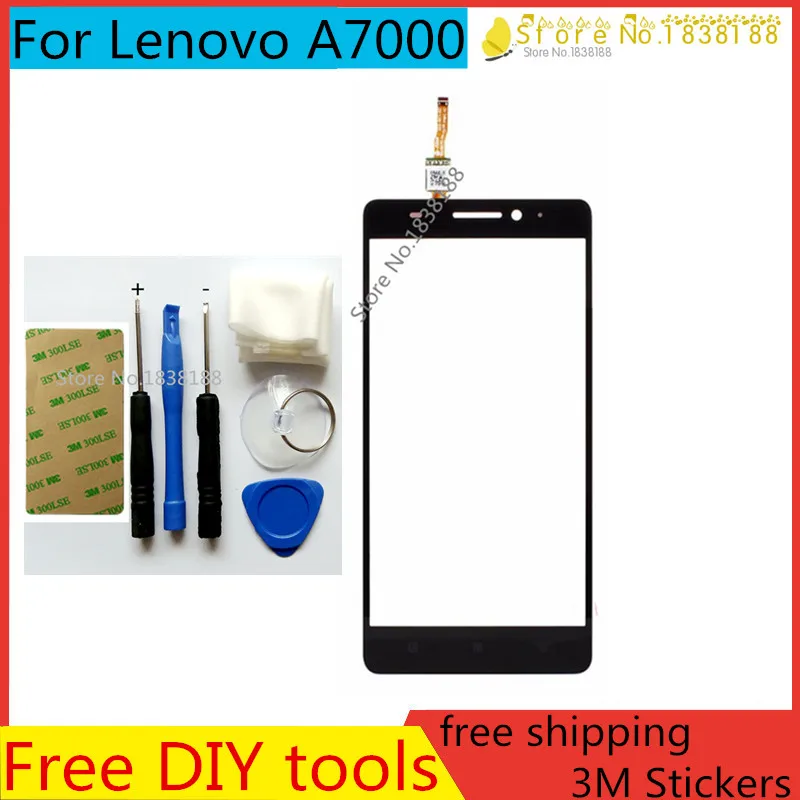 Free DIY Tools Original New Touch Screen for Lenovo A7000 Glass Capacitive sensor for Lenovo A7000