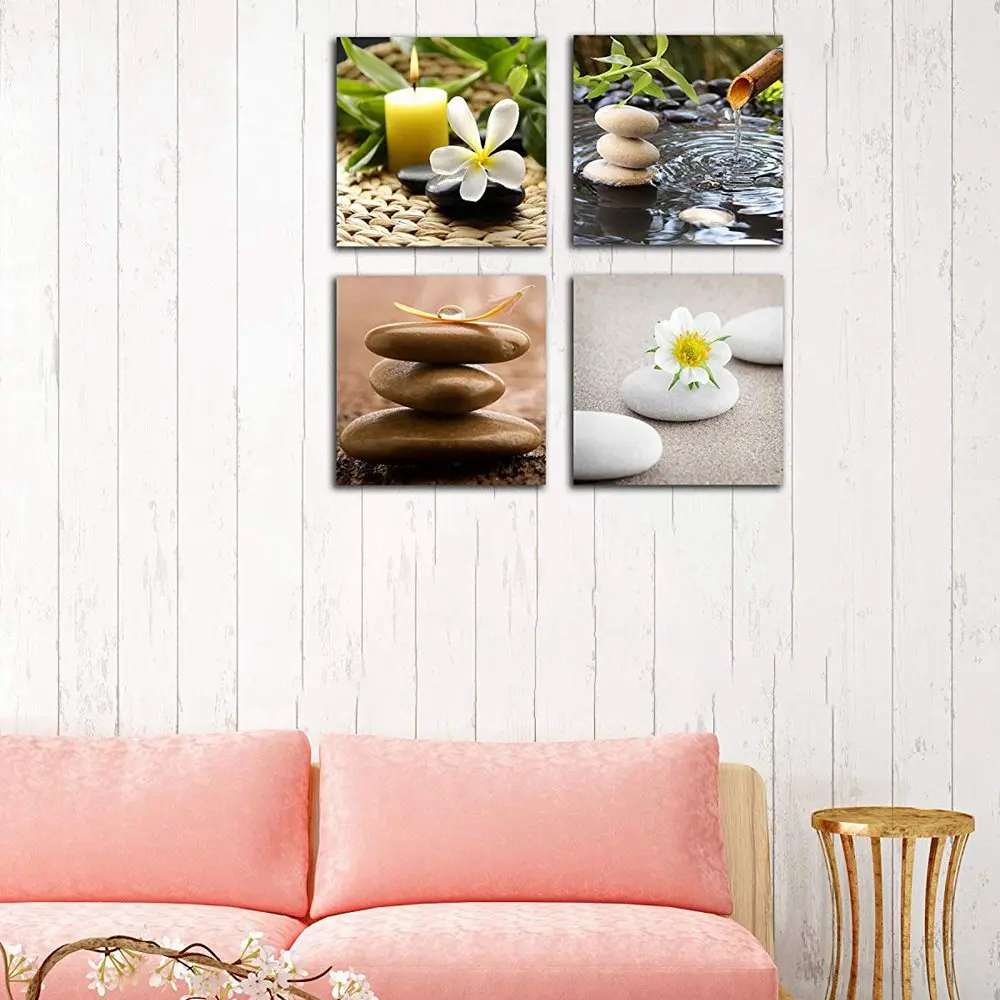 Buy Zen Canvas Wall Art Spa Still Life with Green