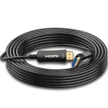 Кабель HDMI 2,0 Оптическое волокно HDMI 4 К 60 Гц 15 м 30 м 50 м 100 м Кабель HDMI Поддержка 4 К 3D для HDR ТВ ЖК-дисплей ноутбука PS3 проектор вычислить