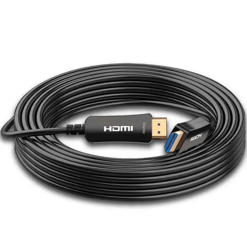 HDMI كابل 2.0 الألياف البصرية HDMI 4 k 60 HZ 15 M 30 M 50 M 100 M كابل HDMI دعم 4 K 3D ل HDR التلفزيون كمبيوتر محمول LCD PS3 العارض حساب