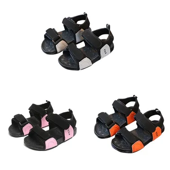 

Summer Shoes Kids Beach Sandals Boys Girls PU Fashion Sandals Soft Slip