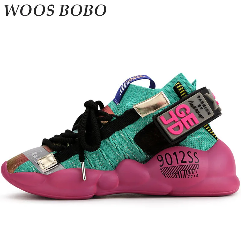 

Woman Brand Outdoor Sneakers Summer Fashion Breathable Mesh Platform Shoes Sport Shoes For Women Casual Womens Flats Trainers