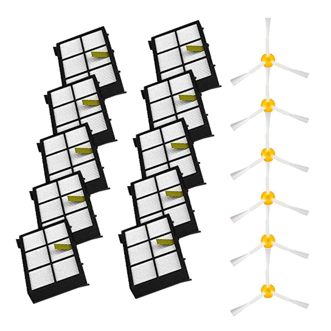 

Side Brushes and Filters Replacement For iRobot Roomba 800 900 Series 805 860 870 871 880 890 960 980 Robotic Vacuum Parts-Inc