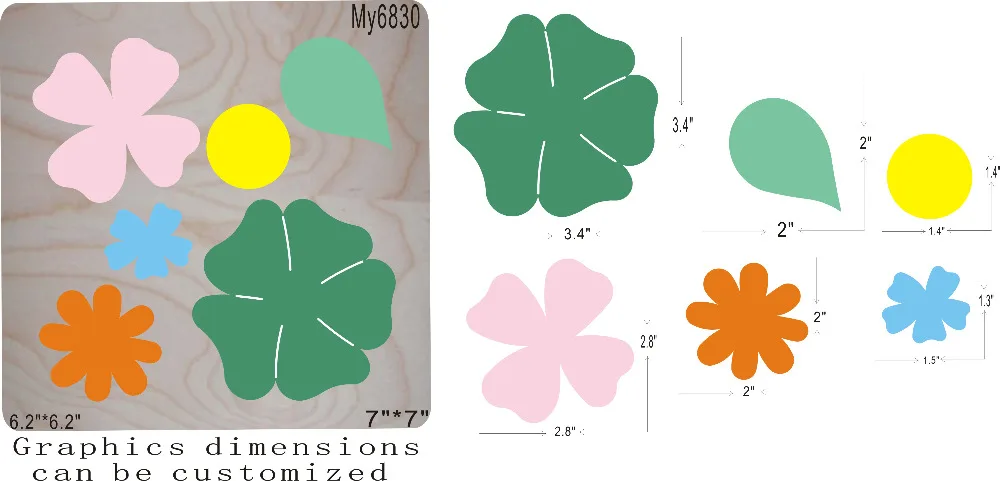 FLOWER4 высечки и деревянные штампы/my/Scrabooking | Дом сад