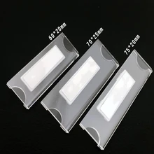 10 шт. Магнитный акриловый держатель для бейджа тег стекло пластик значок магнит значок магазин офис ID тег