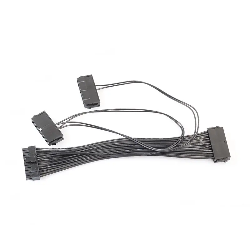 3 Port PSU 24 Pin ATX Power Supply 20+4PIN Motherboard Adapter