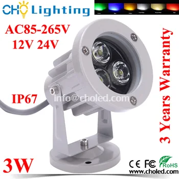 

3W LED Garden Spot Flood Light 10pcs/lot hot sales LED Outdoor Garden Lwan Lighting IP67 Waterproof