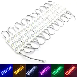 100 шт. LED 5730/5630 3 инъекция СВЕТОДИОДНЫЙ модуль LED DC 12 В Водонепроницаемый Розовый цвет светодиодные модули для подсветки знак