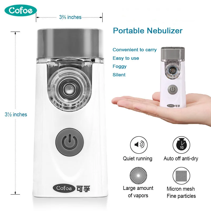 

Cofoe Small Medical Nebulizer Household Nebulizer Machine Compressor Atomizer Inhaler for Cough and stuffy nose