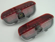 2 шт. LED дверь 3D призрак автомобиль свет тень логотип Лазерная Добро пожаловать автоподсветки с функцией проекции для VW серии