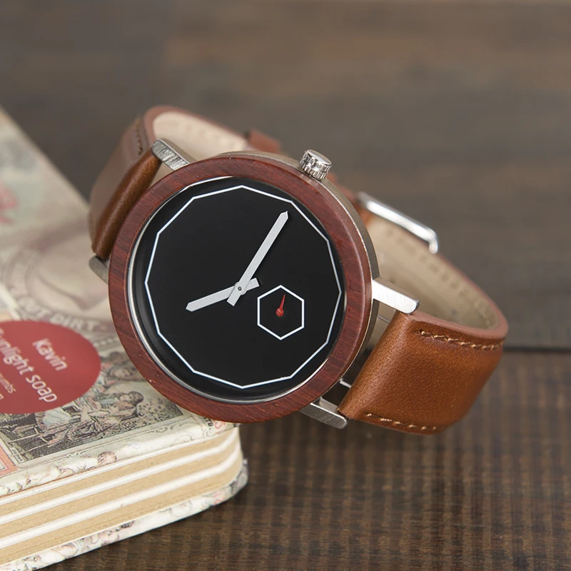 BOBO BIRD Watches Men Women Cool Metal Wood Timepieces Japan Movement Quartz Watches Gift Box Accept Logo Drop Shipping