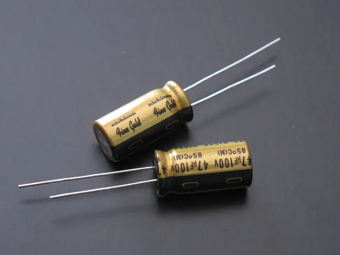 

10pcs/20pcs Nichicon 47uf 100v FG electrolytic capacitor UFG2A470MPM audio super capacitor electrolytic capacitors free shipping