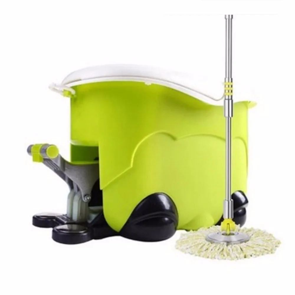 360 Degree Spinning Mop Wheels Self Spin Dry Bucket With Foot Pedal