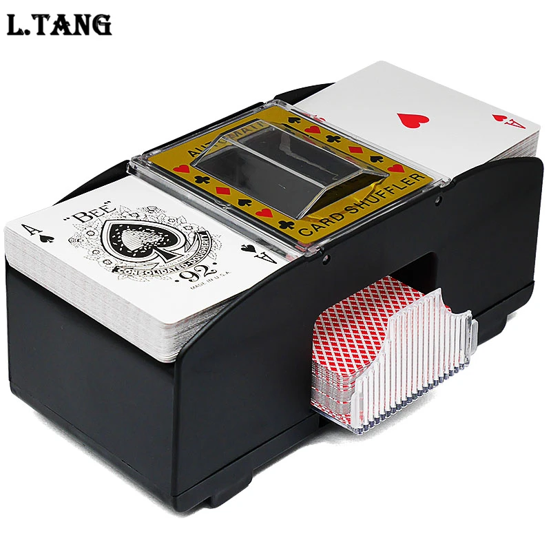 

Automatic Poker Cards Shuffling Machine Battery Operated Casino Game Playing Cards Shuffling Advanced Casino Robot S467