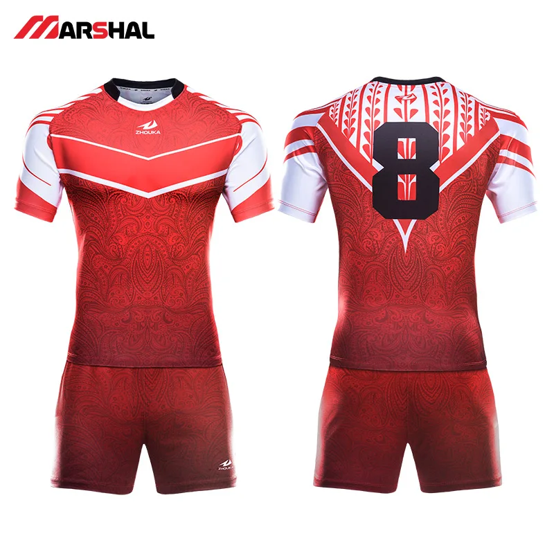 

Professionalized Wholesale Custom Rugby Uniform Suit Clothes Design Your Own Sublimation Rugby Jerseys Shirts Printing