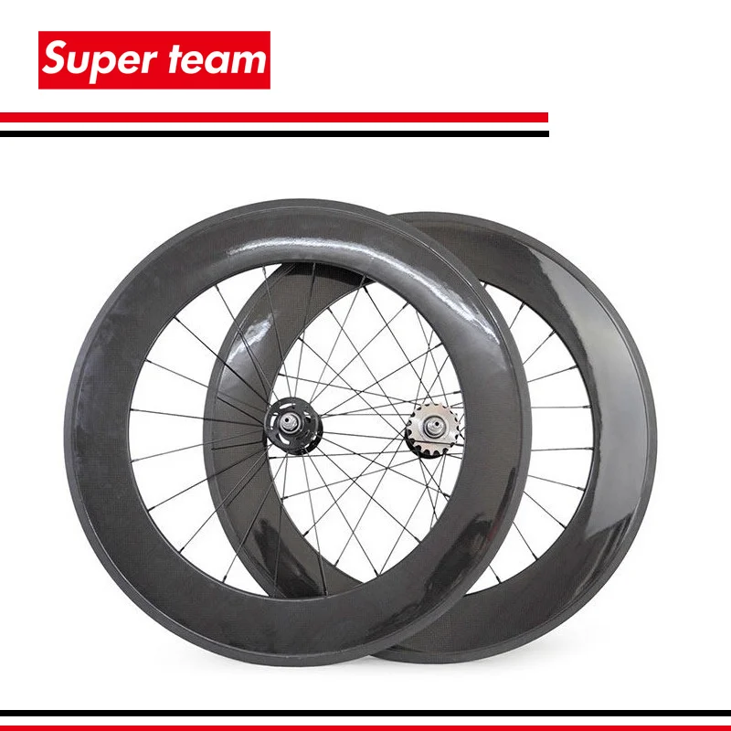 

New arrival 3k carbon 88mm fixed gear wheel,700C carbon track bike wheels