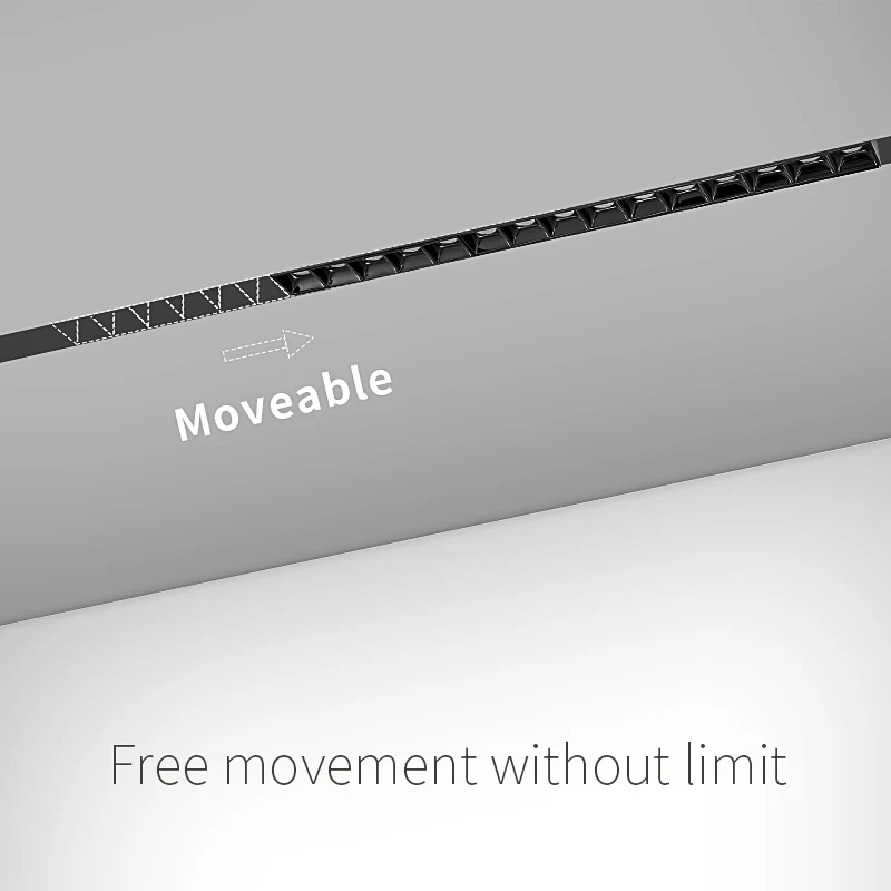 Online Scon 5W 10W 15W 30W 90 grados luminaria lineal interior magnético luz led