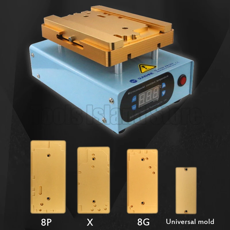 S918XM задняя крышка отдельный MachineFor iPhone X 8G 8 P сломанной экран стекло Remover с 4 шт. формы