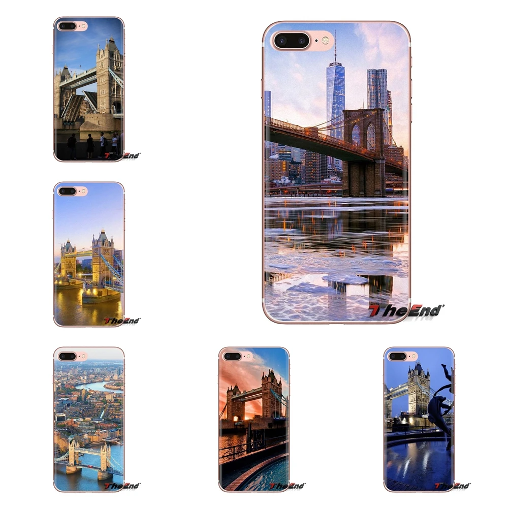 Мягкие прозрачные чехлы для Samsung Galaxy J1 J2 J3 J4 J5 J6 J7 J8 Plus 2018 Prime 2015 2016 2017 Tower Bridge of London