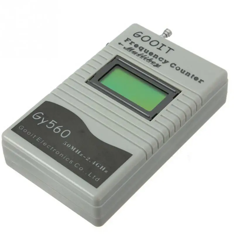 

GY560 Frequency Counter Meter for Two Way Radio Transceiver GSM 50 MHz-2.4 GHz 7 DIGIT LCD Display with Signal Meter #