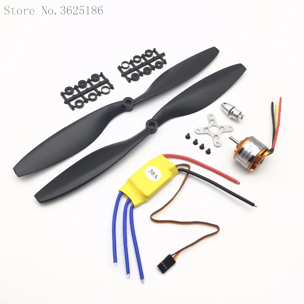 A2212 1045 кв бесщеточный мотор с внешним ротором + XXD 30A ESC пропеллер (1 пара) набор