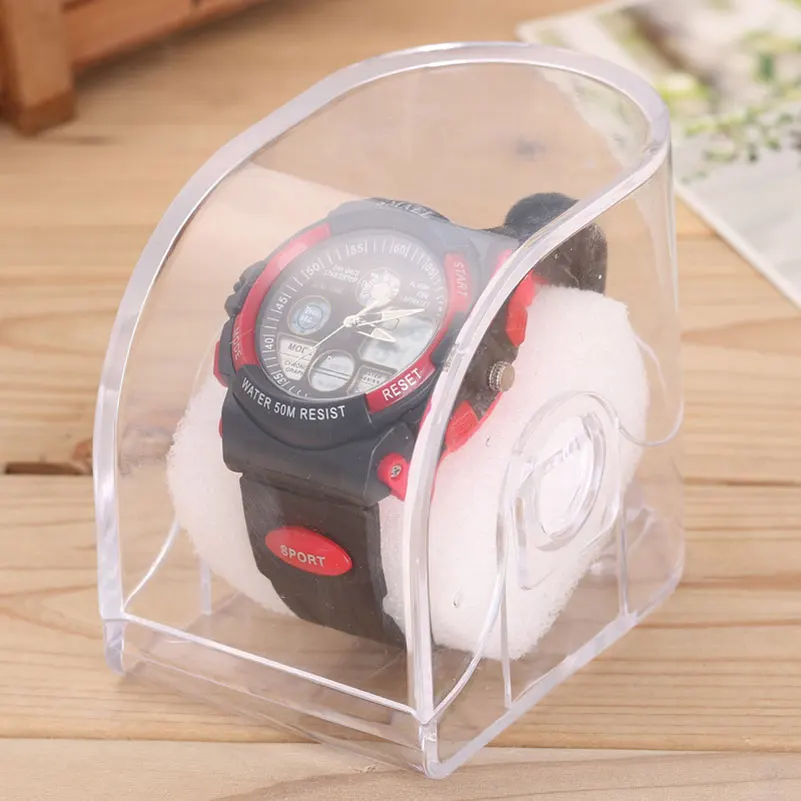 Buy 1 PC Transparent Wristwatch Storage Case plastic