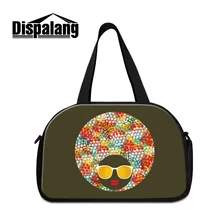 Dispalang мужские сумки для путешествий с рисунком кота из мультфильма с отдельной обувью для хранения женской многоцелевой багажной сумки через плечо