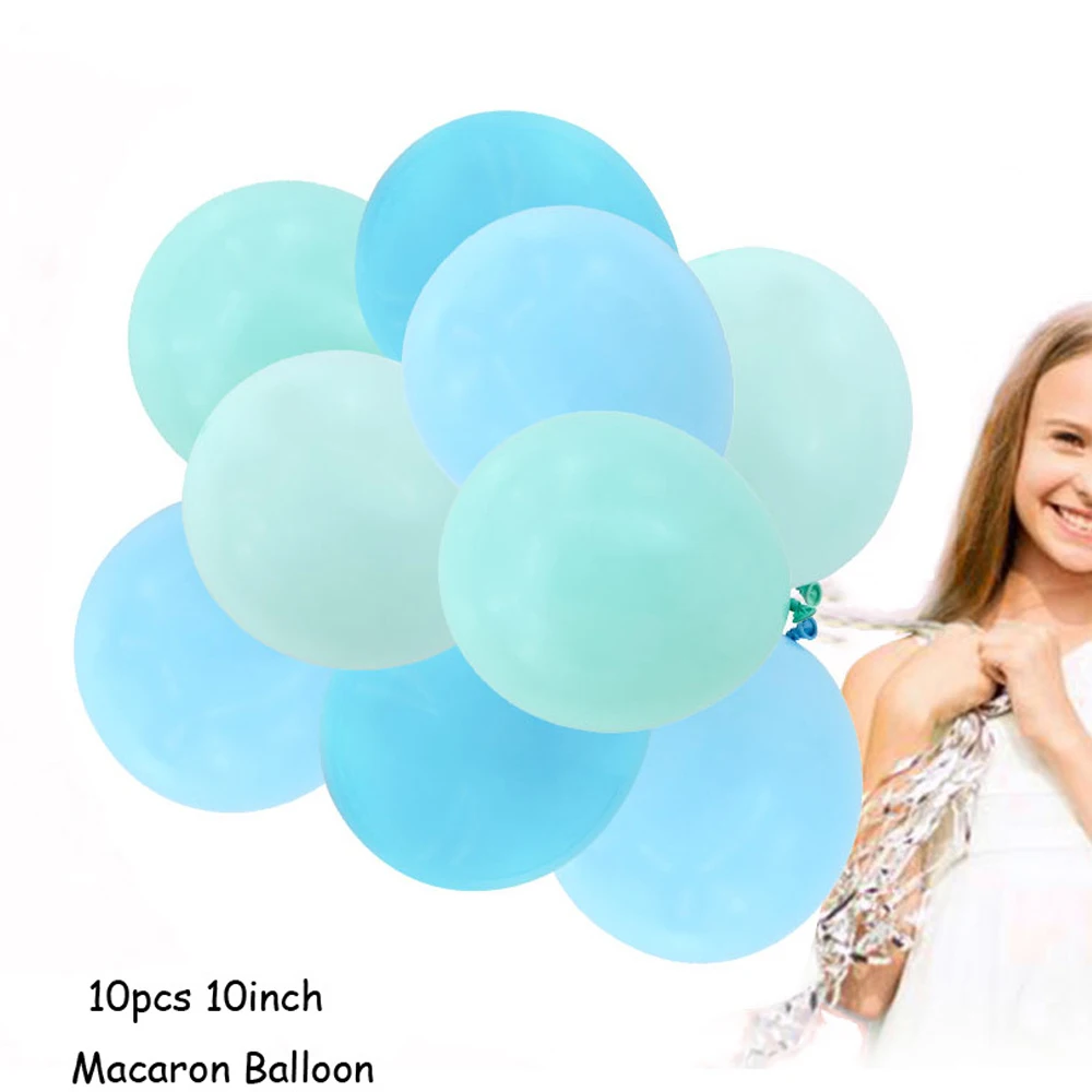 YORIWOO Макарон конфетти для воздушного шара Baby Shower Boy латексный шар 1 год набор