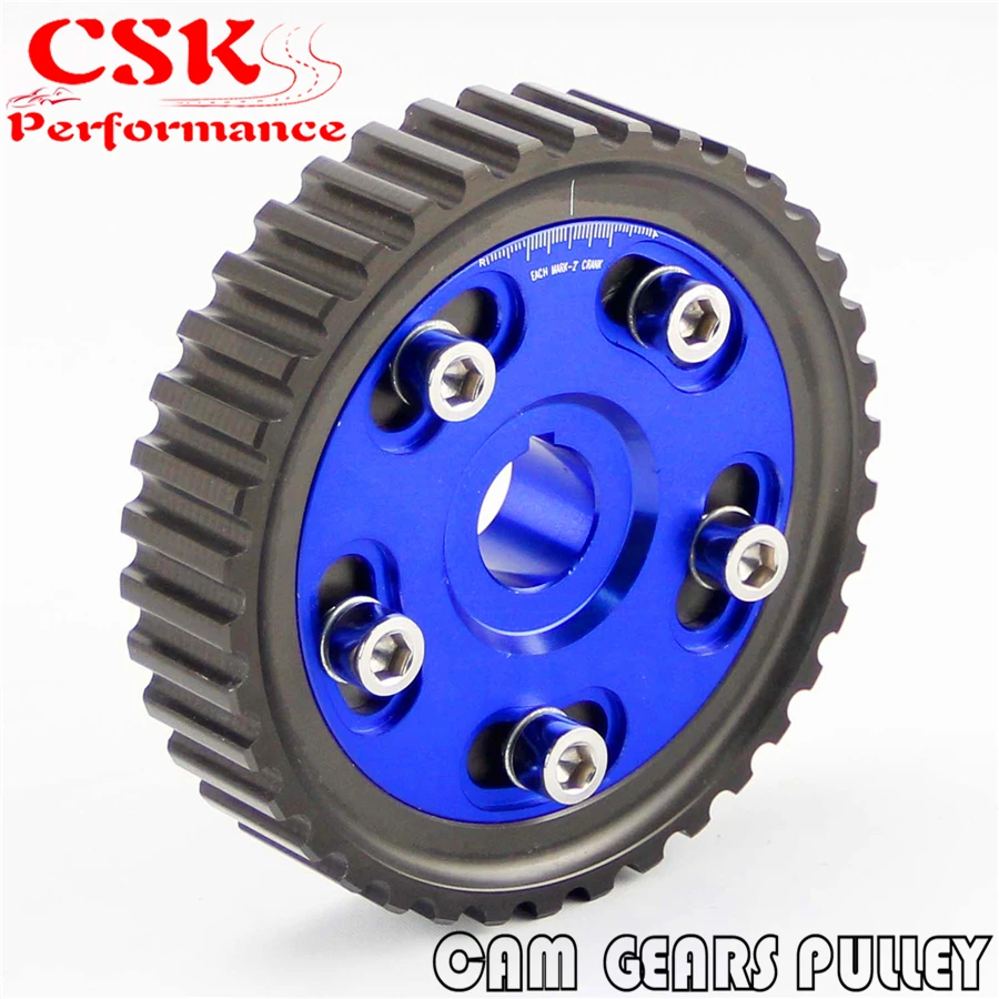 Adj Cam Gear Pulley Timing Gear Fits For Honda SOHC D15 D16 D Series Engine Bluecam gears