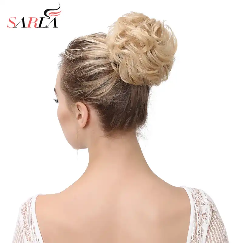 Sarla 50pcs Lot Synthetic Hair Chignon Messy Updo Bundles High