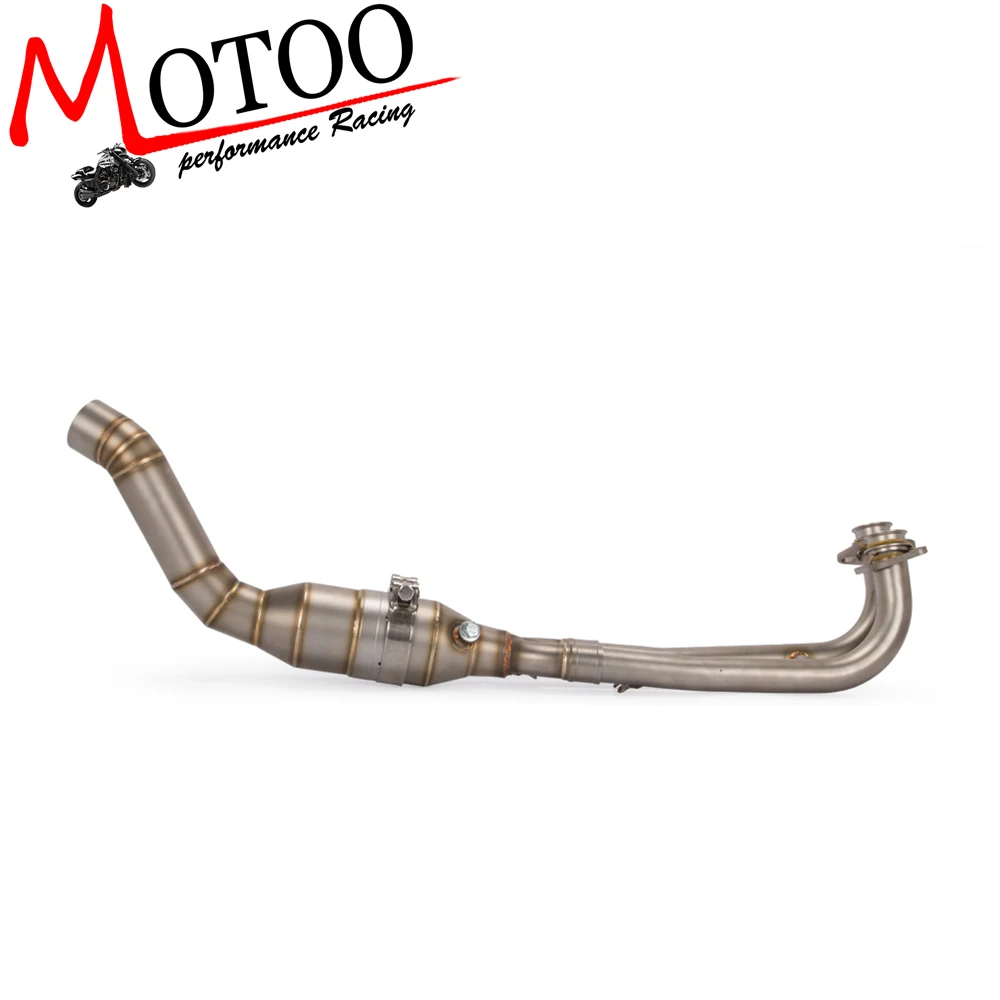 

Motorcycle Exhaust Front And Middle Link Pipe Escape Connection Full System For TMAX530 TMAX 530 2017 2018