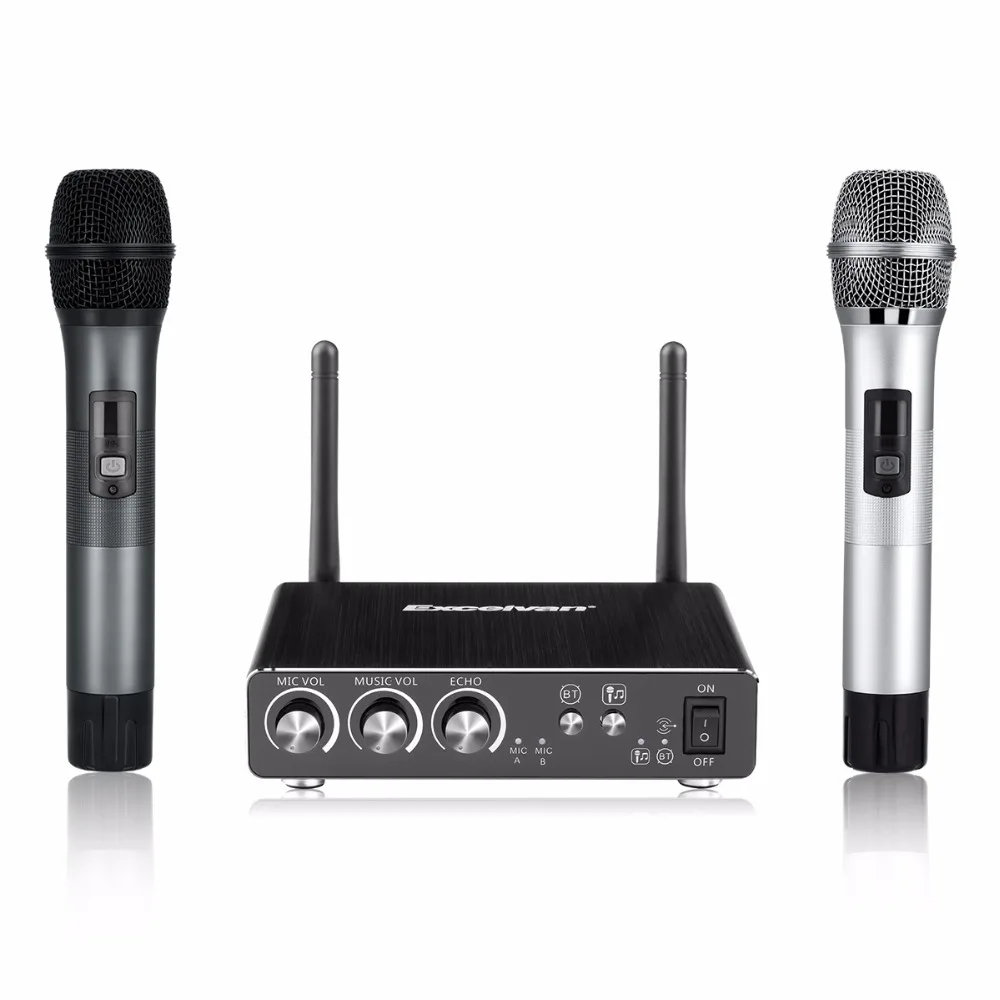 Buy Excelvan K28 Wireless Dual Channel Microphone