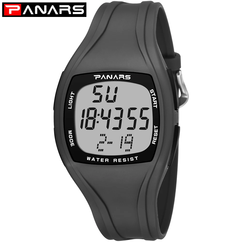 

PANARS Sports Men Watch Smart Outdoor Man Watches 50M Waterproof Digital Wristwatches Man Pedometer Calories Chronograph 8112