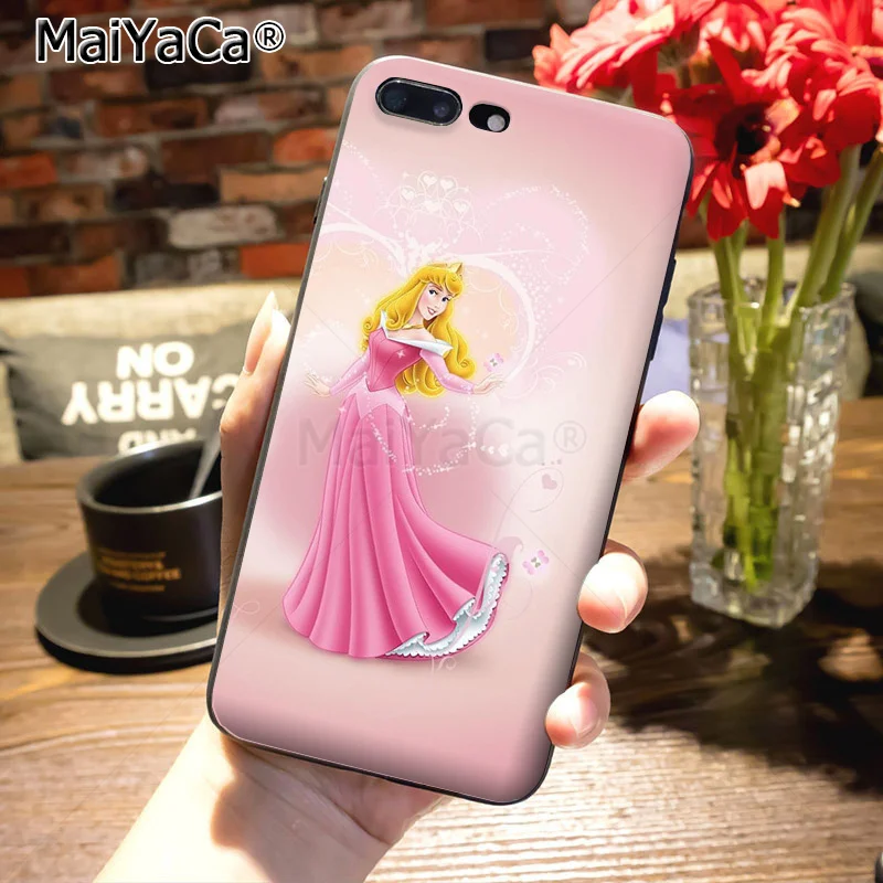 MaiYaCa Принцесса Ариэль Русалочка Снежная принцесса роскошный чехол для телефона для iPhone 8 7 6S Plus X XS MAX XR 5S SE 11pro чехол - Цвет: 23