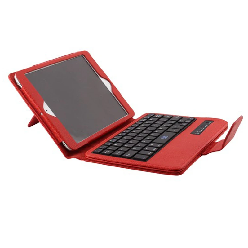 

Wireless Bluetooth keyboard for iPad Mini 4/3/2/1 Folding PU Leather Case Cover & Stand 4 Colors P1319 High Quality