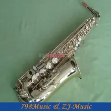 Профессиональный прозрачный лак альтовый саксофон Ми-бемоль высокий F# с чехлом