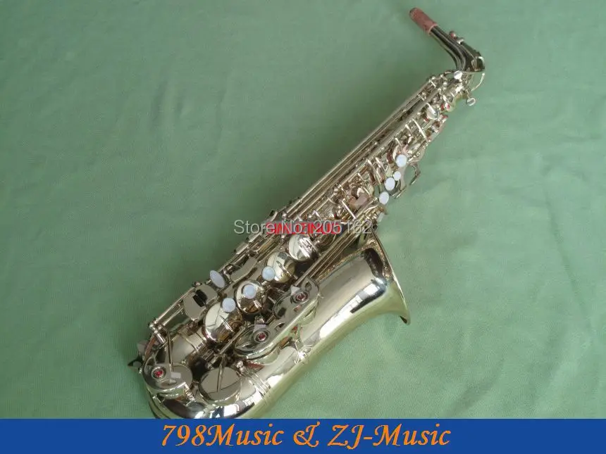 

NEW Professional Clear Lacquer Eb Alto Saxophone High F# With Case