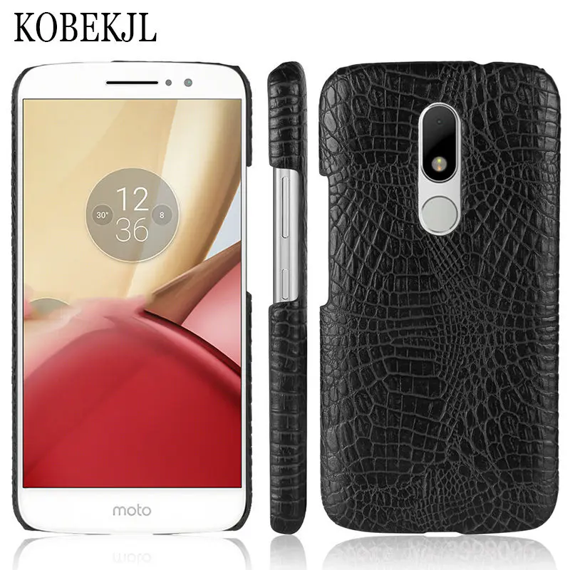 

For Motorola Moto M Case Moto M XT1662 XT1663 Case Hard crocodile PU Leather Back Cover Phone Case For Moto M MotoM XT 1662 1663