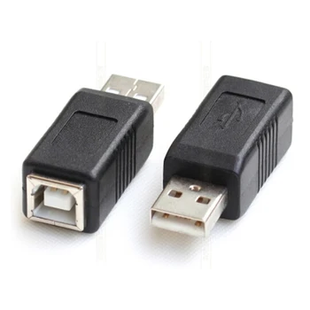 

High Quality USB Type A Male to Printer Scanner Type B Female Adapter Adaptor Converter Connectors Accessories