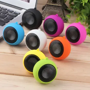

Protable Mini 3.5mm Jack Hamburg Type Telescopic Plug-in Audio Speakers Handfree Wired FM Radio USB Speaker 8 Colors For Choice