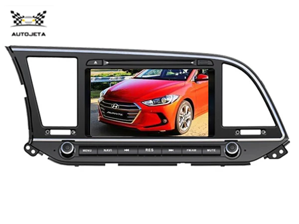 

4UI intereface combined in one system CAR DVD PLAYER FOR 8" LCD Hyundai Elantra 2016 2017 Bluetooth GPS NAVI RADIO stereo map
