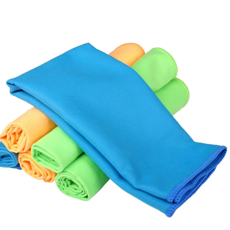 

Dropshipping 1Pcs 30CM X 40CM Microfiber Cloth Set Two-faced Plush Cleaning Cloth Wiping Dust Rugs Car Care Home Cleaning Towel