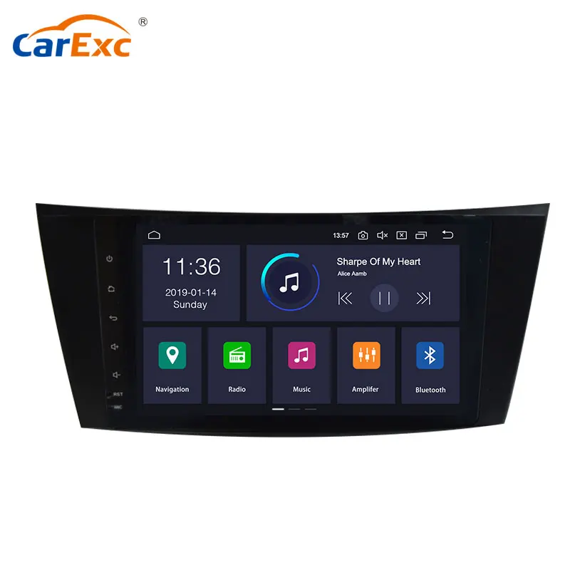 Cheap Android 9.0 Car Player System For Benz G/E Class W211 E200/E240/E260/E280/E230 Bluetooth WIFI/3G Radio GPS Navi Built-in Carplay 1