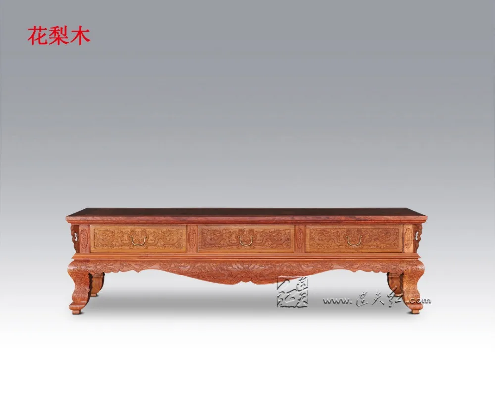 روزوود حامل تلفاز غرفة المعيشة المنزلي نحت الأثاث الطاولات الطويلة خشب متين وحدة تلفزيون مقعد مع تخزين الحاويات متعددة الوظائف