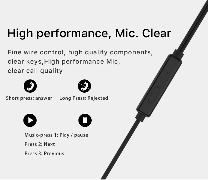 Heavy Bass Headphones 3.5mm Wired Earphone Earbuds (9)