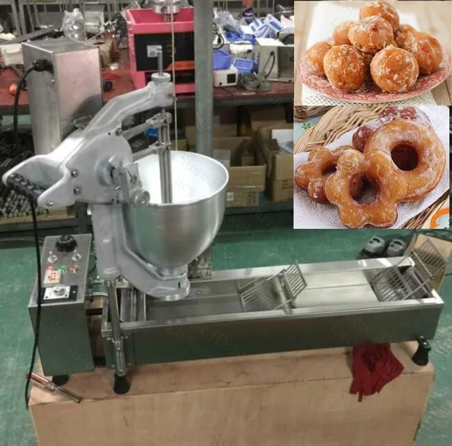 

Electric 110V 220V Flower Donut Making Machine; Ball Shape Donut Machine;Cake Donut Fry Maker Making Machine