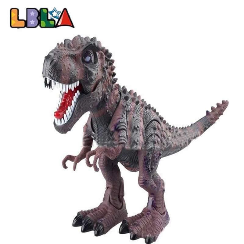 

45cm Walking Electric Dinosaur Large Size Clasic Educational With Music Light Walk Sounds Model Toy For Kids As Gift Robot Toys
