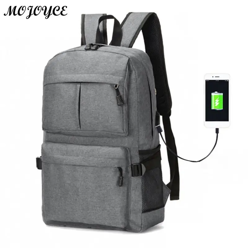 

Fashion Unisex Dayback Women Men USB Charge Backpack Preppy Style Travel School Bag Male Rucksack Bagpack Mochila Feminina Mujer