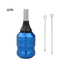 Новая высококачественная алюминиевая регулируемая татуировка с ЧПУ рукоятка для профессионального тату картридж игла 32 мм синий